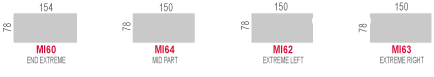 LOW RECEPTION MODULE: (Middle use or end use)