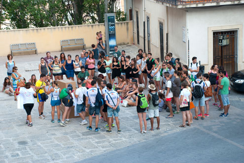 elCASC transforms the Castalla Historic Centre into an outdoor sports centre