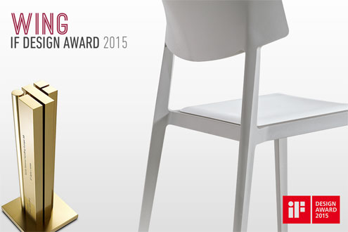 La chaise WING reçoit le prestigieux prix IF Design Award 2015
