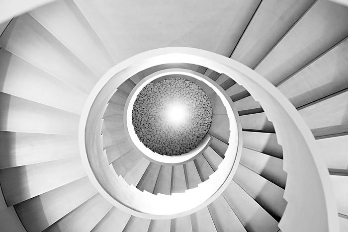 Les escaliers du Parc Technologique Actiu, un élément architectonique distinct