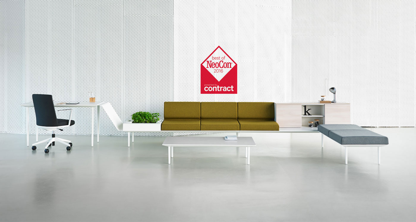 Longo range awarded best furniture for waiting rooms by NeoCon at their trade fair in Chicago
