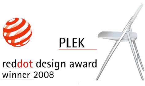 Premio red dot design otorgado a la Silla Plek