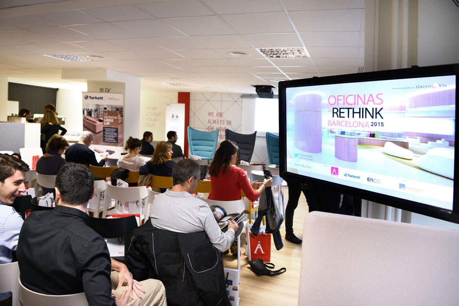 Rethink Barcelona estudia, en el nuevo showroom de Actiu, la transformación de los espacios de trabajo