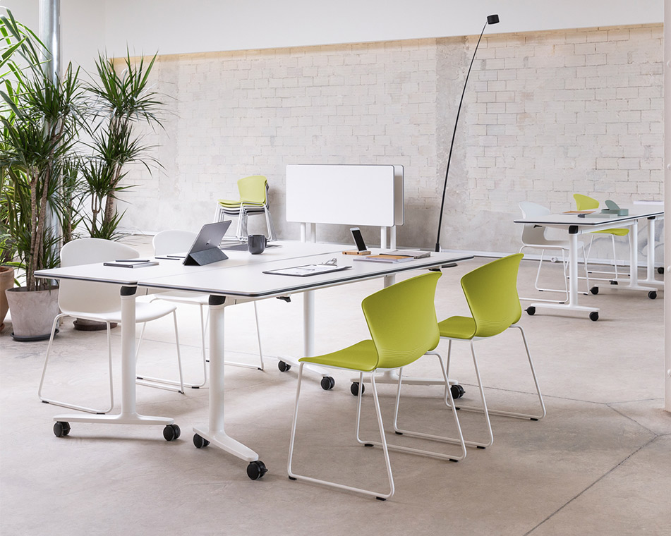 Talent, the multi-purpose table for workspaces and learning spaces alike